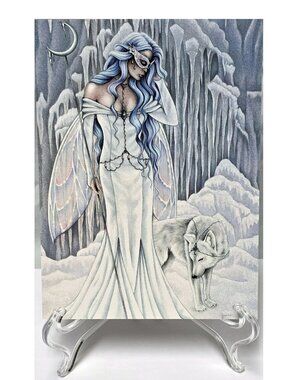 Jessica GalbretH 𝑻𝒆𝒎𝒑𝒆𝒔𝒕 𝒐𝒇 𝑰𝒄𝒆 Enchanted Art 5X7 Mini Print EAP3868